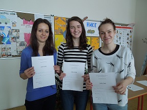 Výsledky školních kol konverzační soutěže ve francouzštině a ruštině