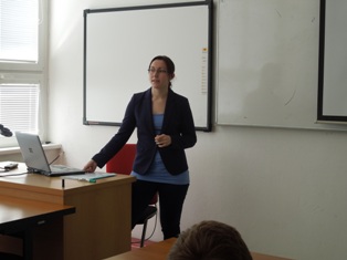 Studentka Filozofické fakulty MU na Bigy