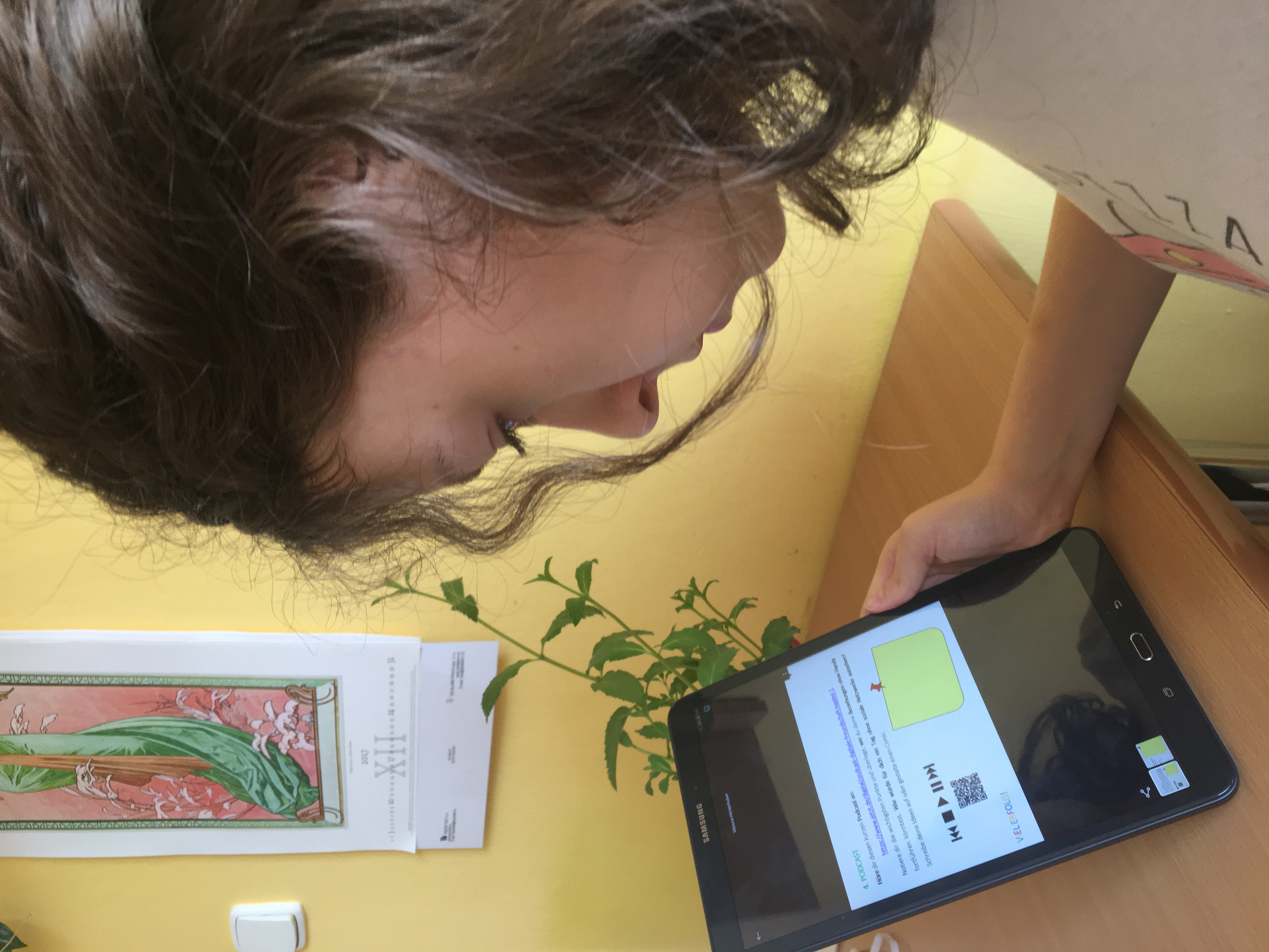 Naše studentky na týdenním online německém kurzu