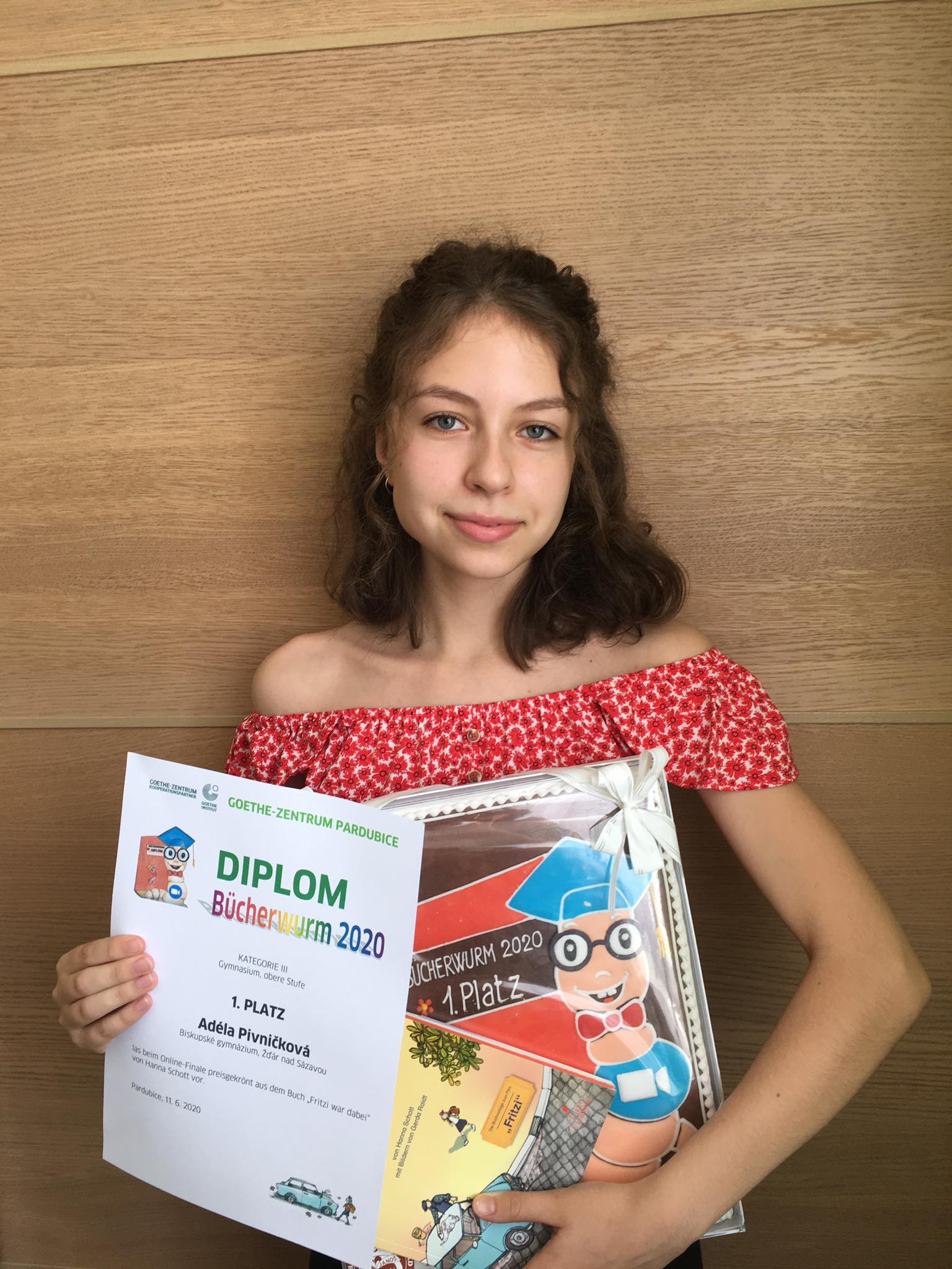 Vynikající výsledky ve finále soutěže v německém předčítání