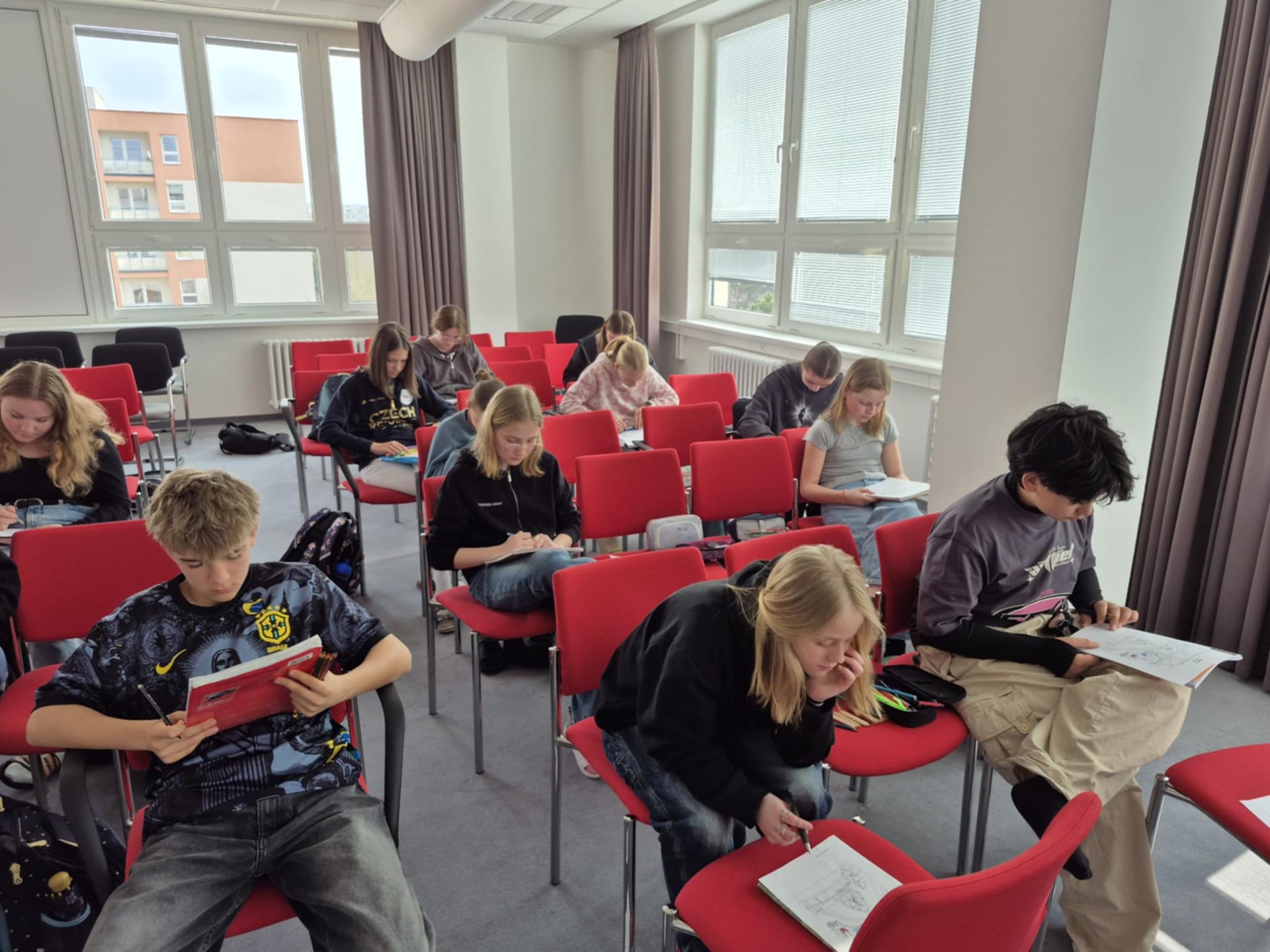 Cvičné zkoušky YLE u nás ve škole